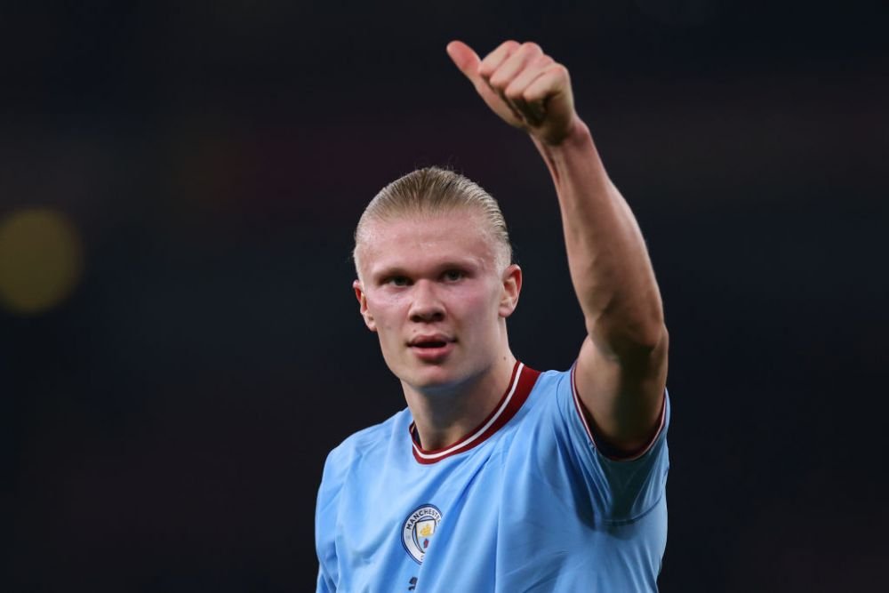 Cifre ireale pentru Erling Haaland la primul sezon în Premier League! Ce a spus după golul înscris cu Arsenal: „Au trecut deja minute bune de la gol!” _3