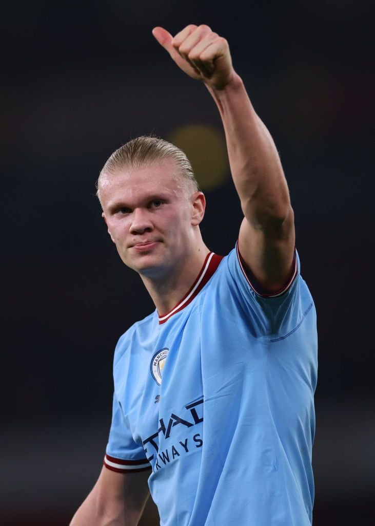 Cifre ireale pentru Erling Haaland la primul sezon în Premier League! Ce a spus după golul înscris cu Arsenal: „Au trecut deja minute bune de la gol!” _5