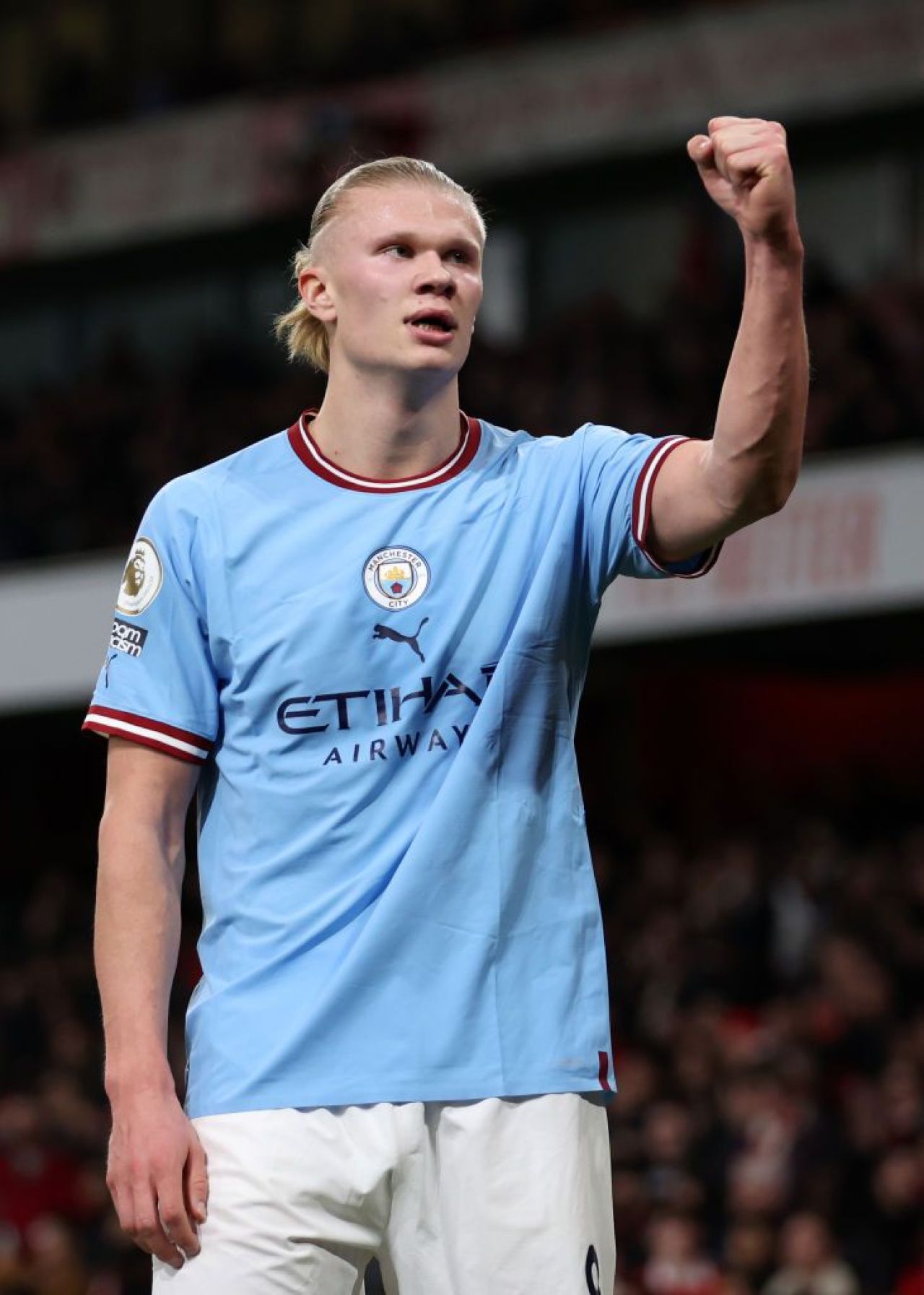 Cifre ireale pentru Erling Haaland la primul sezon în Premier League! Ce a spus după golul înscris cu Arsenal: „Au trecut deja minute bune de la gol!” _11