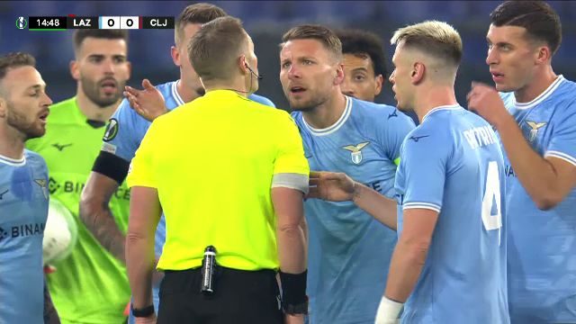 Reacția presei din Italia, după ce Lazio a rămas în 10 contra lui CFR Cluj încă din minutul 15_4
