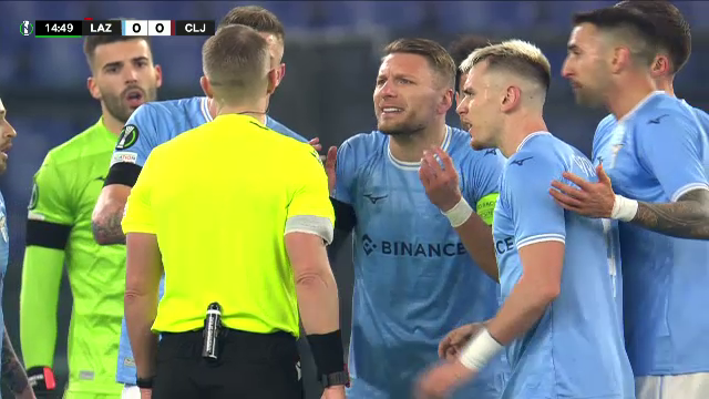 Reacția presei din Italia, după ce Lazio a rămas în 10 contra lui CFR Cluj încă din minutul 15_5