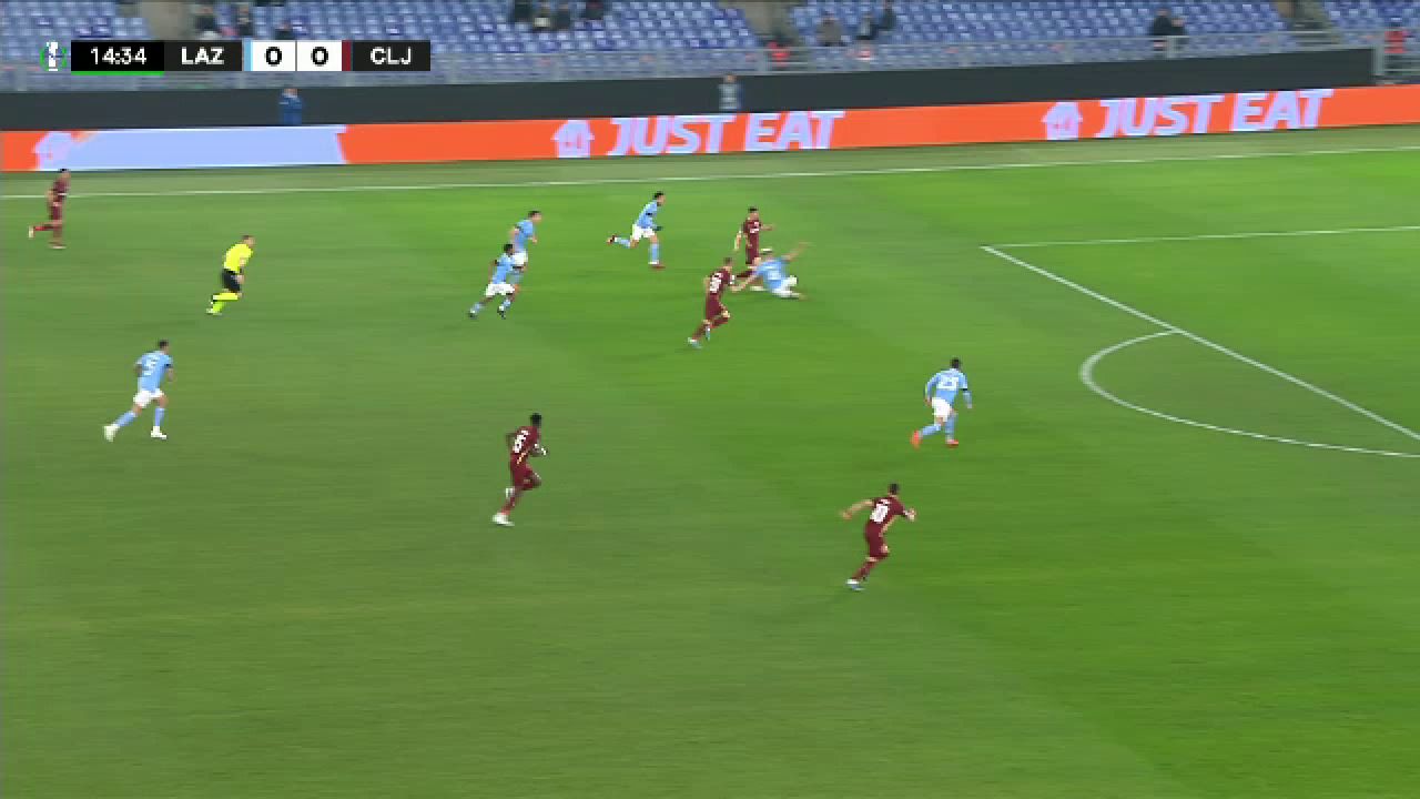 Reacția presei din Italia, după ce Lazio a rămas în 10 contra lui CFR Cluj încă din minutul 15_6