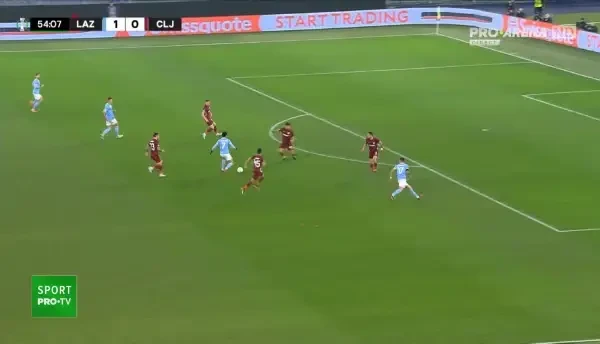 Lazio - CFR Cluj | Minutul 55: Ocazie Lazio!