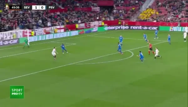 Sevilla - PSV Eindhoven: Gol Ocampos
