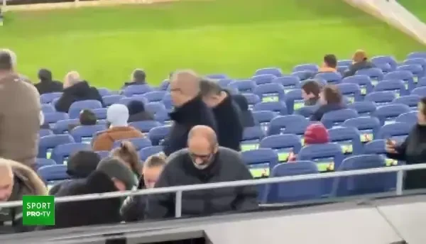 Politicieni importanți &icirc;n tribune, la Lazio - CFR Cluj (16/02/2023)