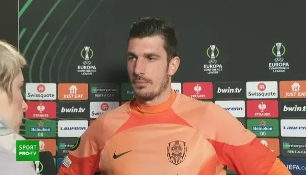 Simone Scuffet, după Lazio - CFR Cluj 1-0