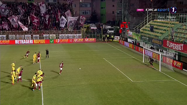 Golgheterul Dugandzic a înscris din penalty, dar a ratat la „reluare”! Faza care îi putea aduce victoria Rapidului _11
