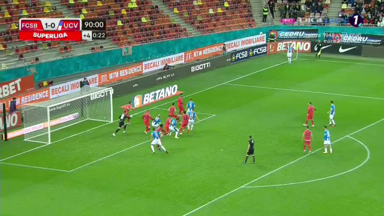 Asta îl va enerva pe Becali! FCSB a luat gol în prelungiri după o ieșire greșită a lui Ștefan Târnovanu_1
