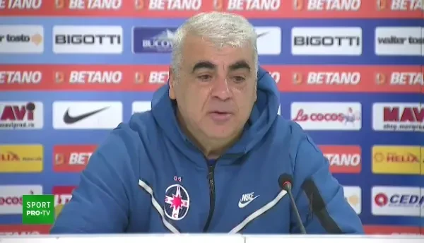 Conferința de presă susținută de Leo Strizu după egalul cu Universitatea Craiova, scor 1-1 (19/02/2023)