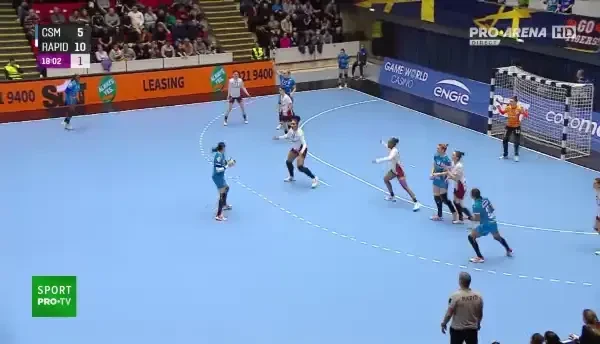 CSM București - Rapid | Repriză dominată autoritar de Buceschi Co