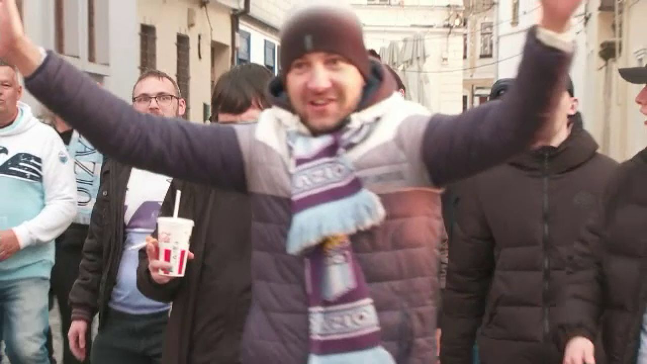 Fanii maghiari ai lui Lazio, prezenți la meciul cu CFR: