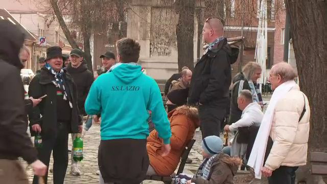 Fanii maghiari ai lui Lazio, prezenți la meciul cu CFR: