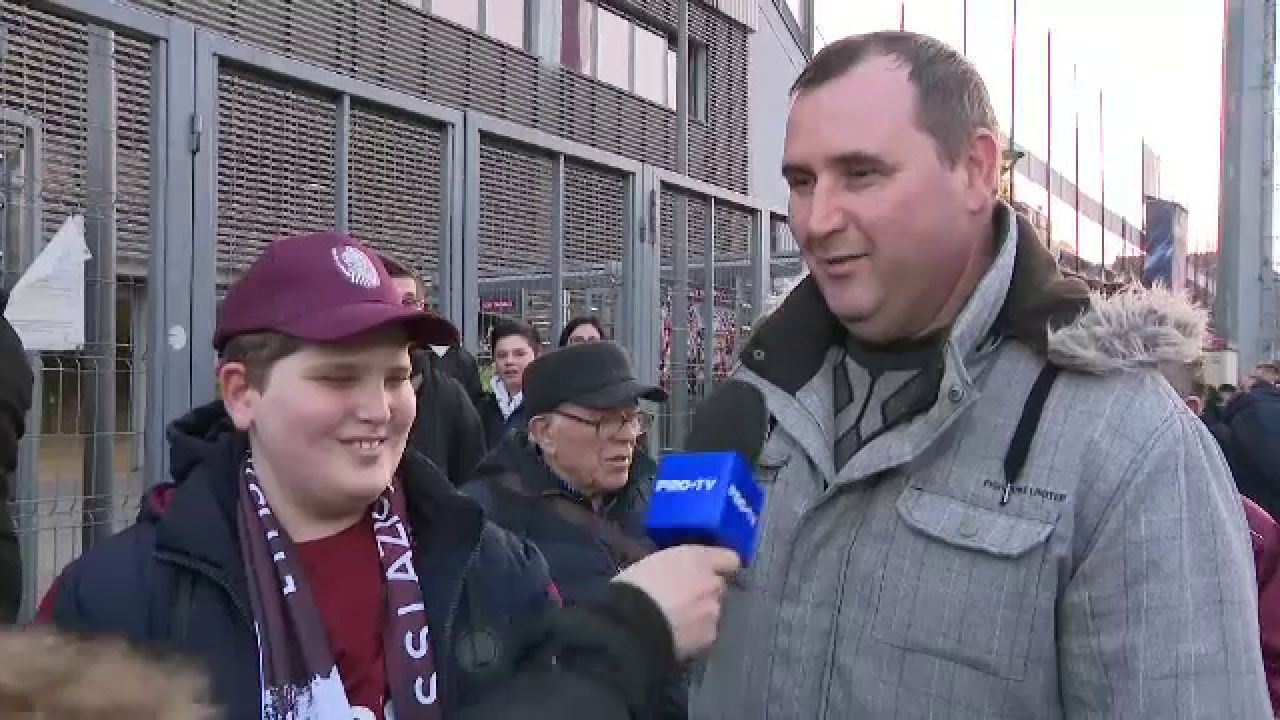 Fanii maghiari ai lui Lazio, prezenți la meciul cu CFR: