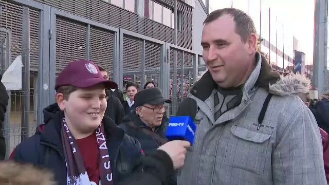 Fanii maghiari ai lui Lazio, prezenți la meciul cu CFR: