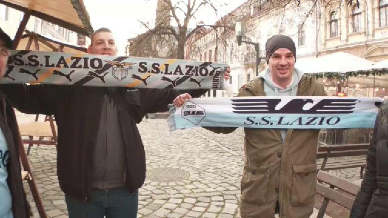 Fanii maghiari ai lui Lazio, prezenți la meciul cu CFR: