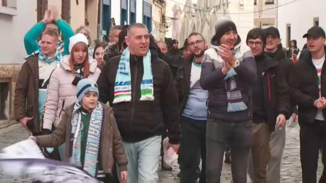 Fanii maghiari ai lui Lazio, prezenți la meciul cu CFR: