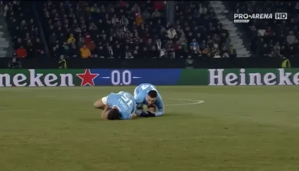 Muhar vede cartonașul roșu &icirc;n CFR - Lazio (Pro Arena VOYO)