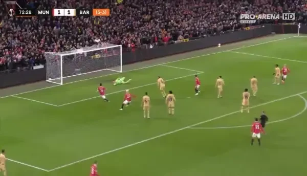 Manchester United - Barcelona | Minutul 73: GOL United!