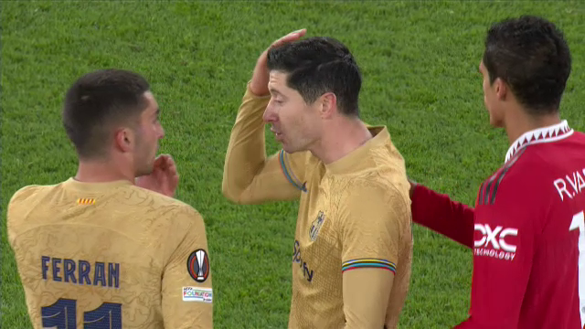 Toate camerele au fost pe el! Gestul făcut de Robert Lewandowski, după ce Barcelona a fost eliminată din Europa League