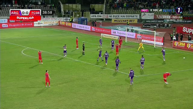 Faza care l-a enervat pe Becali?! Edjouma a fost schimbat la pauză, după o ratare uriașă în FC Argeș - FCSB_3