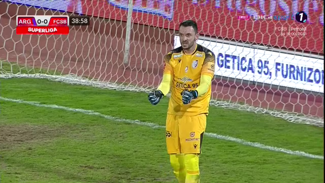 Faza care l-a enervat pe Becali?! Edjouma a fost schimbat la pauză, după o ratare uriașă în FC Argeș - FCSB_4