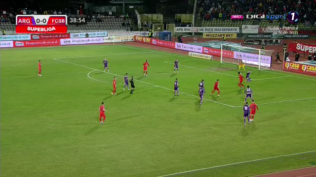 Faza care l-a enervat pe Becali?! Edjouma a fost schimbat la pauză, după o ratare uriașă în FC Argeș - FCSB_6