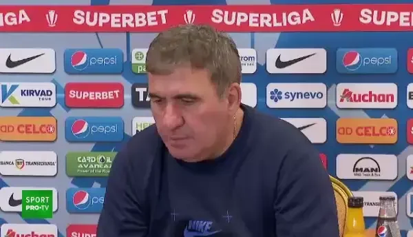 Gică Hagi, înainte de Farul - Sepsi (27.02.2023)