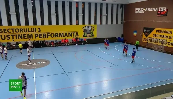 Steaua răm&acirc;ne pe poziții și &icirc;n repriza secundă din meciul cu Poli Timișoara (Pro Arena VOYO)