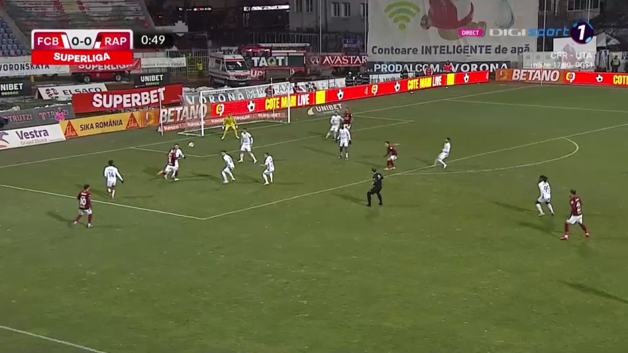 FC Botoșani - Rapid 1-2 | Dragoș Grigore aduce victoria giuleștenilor cu o super execuție, din foarfecă_2