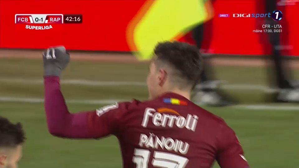 FC Botoșani - Rapid 1-2 | Dragoș Grigore aduce victoria giuleștenilor cu o super execuție, din foarfecă_3