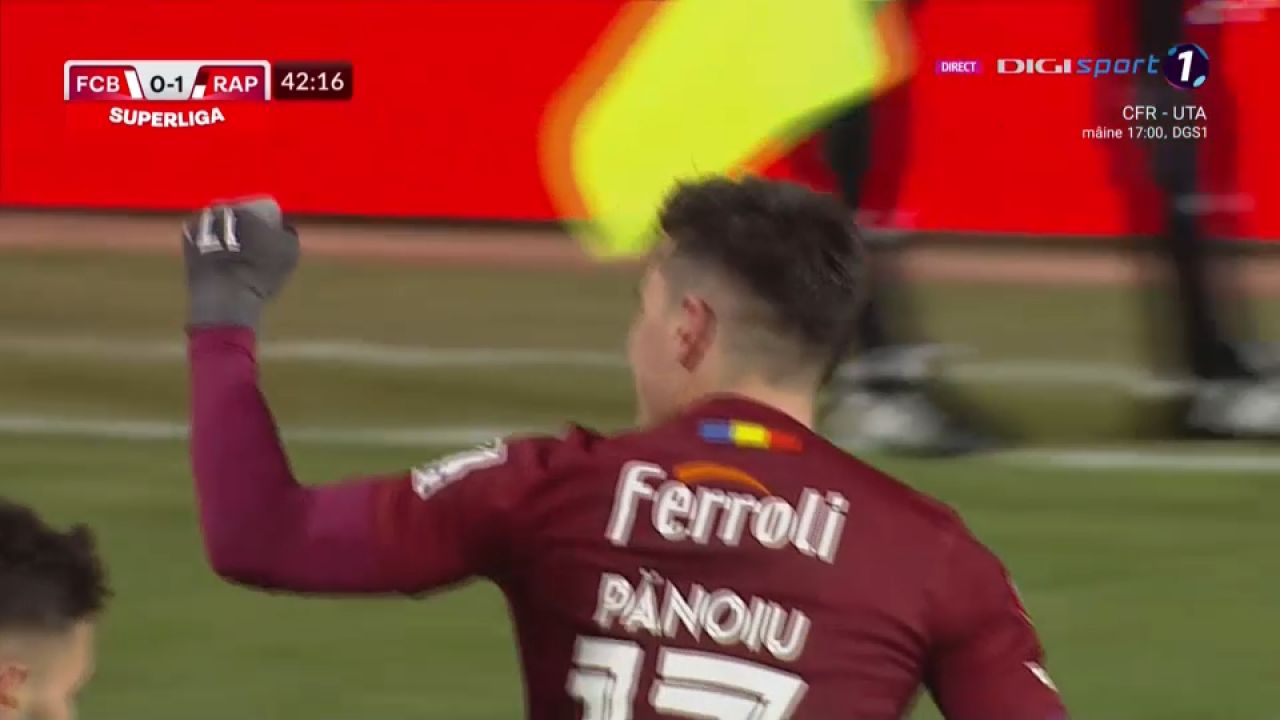 FC Botoșani - Rapid 1-2 | Dragoș Grigore aduce victoria giuleștenilor cu o super execuție, din foarfecă_3