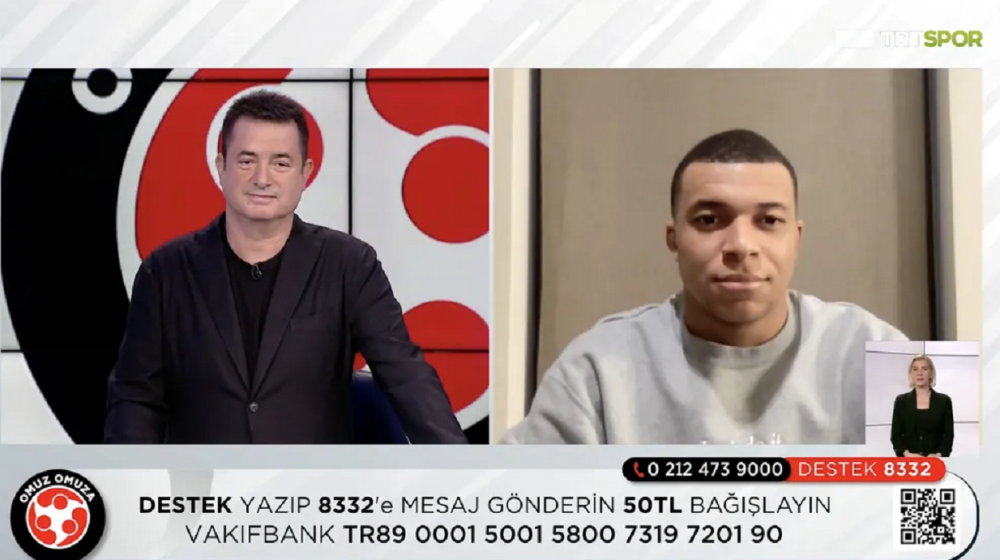 Kylian Mbappe, &icirc;n direct la o emisiune din Turcia: Voi face tot ce &icirc;mi stă &icirc;n putință să ajut copiii