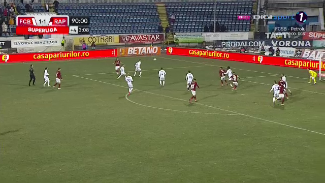 Dragoș Grigore, gol de generic în Botoșani - Rapid! Fotbalistul a reușit o foarfecă de excepție_2