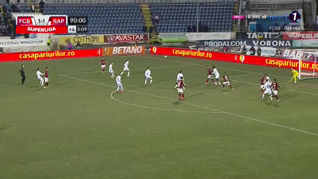 Dragoș Grigore, gol de generic în Botoșani - Rapid! Fotbalistul a reușit o foarfecă de excepție_3