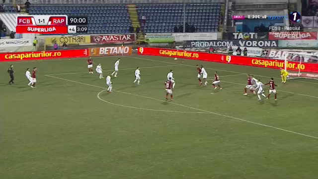 Dragoș Grigore, gol de generic în Botoșani - Rapid! Fotbalistul a reușit o foarfecă de excepție_4