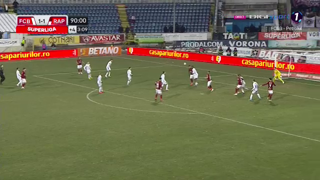Dragoș Grigore, gol de generic în Botoșani - Rapid! Fotbalistul a reușit o foarfecă de excepție_5