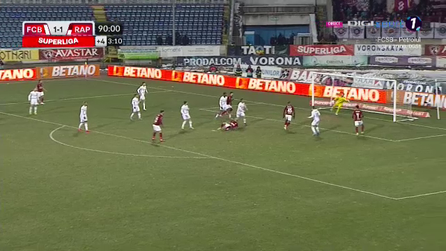 Dragoș Grigore, gol de generic în Botoșani - Rapid! Fotbalistul a reușit o foarfecă de excepție_13