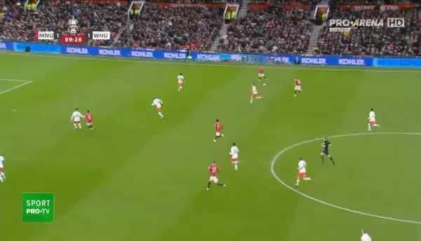 Garnacho a marcat pe final în Manchester United - West Ham (Pro Arena & VOYO)