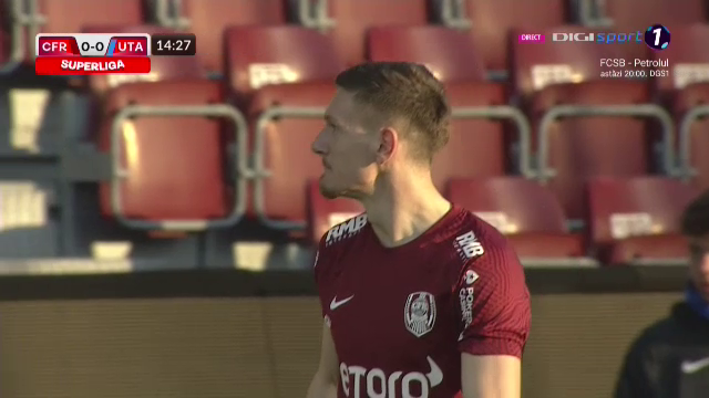 CFR Cluj - UTA Arad 2-1! Ardelenii s-au impus în Gruia cu un om în minus_2