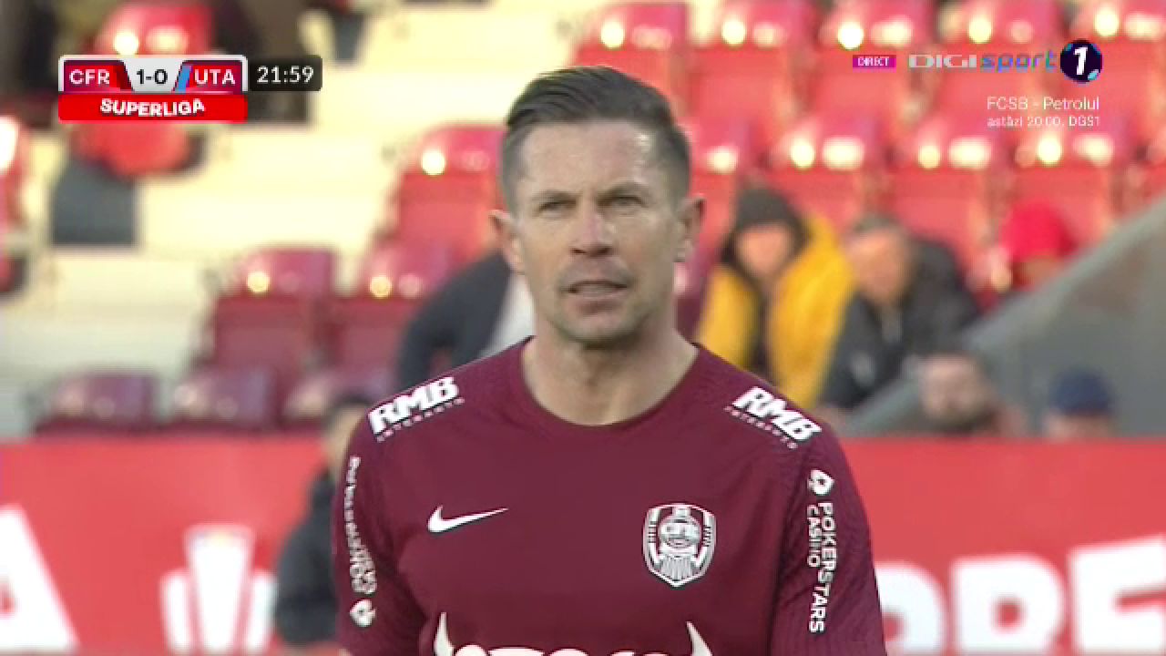 Ce a putut să strige crainicul stadionului după ce Ciprian Deac a irosit un penalty în CFR - UTA_1
