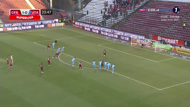 Ce a putut să strige crainicul stadionului după ce Ciprian Deac a irosit un penalty în CFR - UTA_20