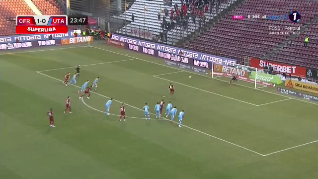 Ce a putut să strige crainicul stadionului după ce Ciprian Deac a irosit un penalty în CFR - UTA_23