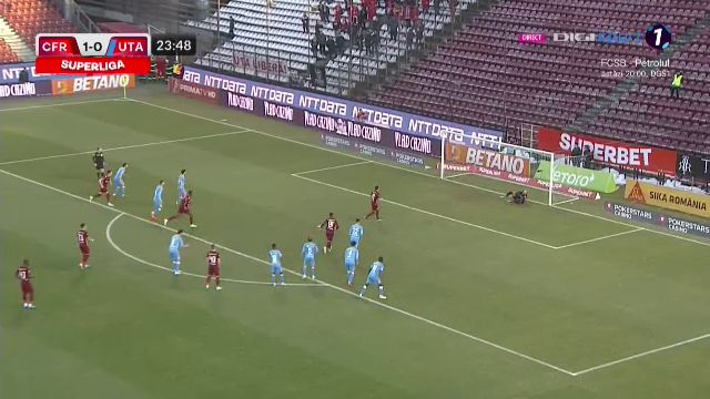 Ce a putut să strige crainicul stadionului după ce Ciprian Deac a irosit un penalty în CFR - UTA_32
