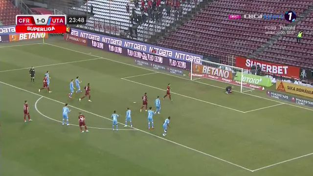 Ce a putut să strige crainicul stadionului după ce Ciprian Deac a irosit un penalty în CFR - UTA_35