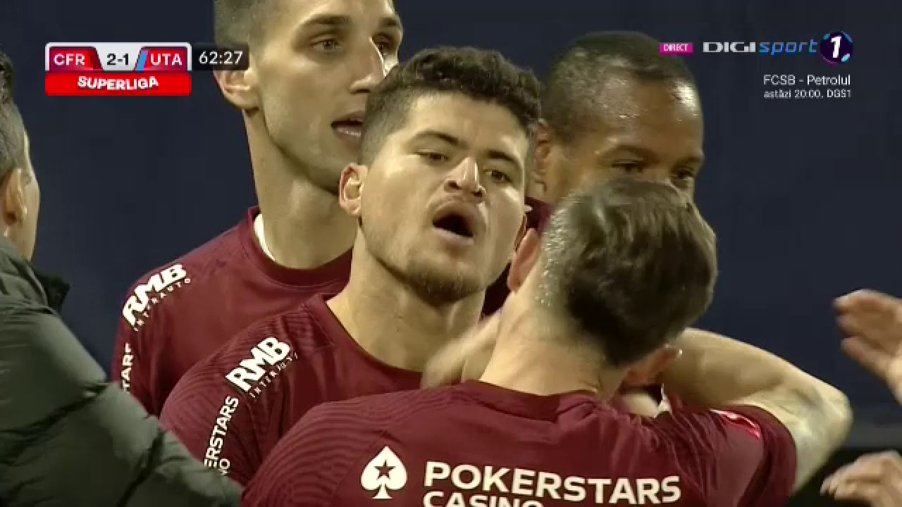 CFR Cluj - UTA Arad 2-1! Ardelenii s-au impus în Gruia cu un om în minus_8