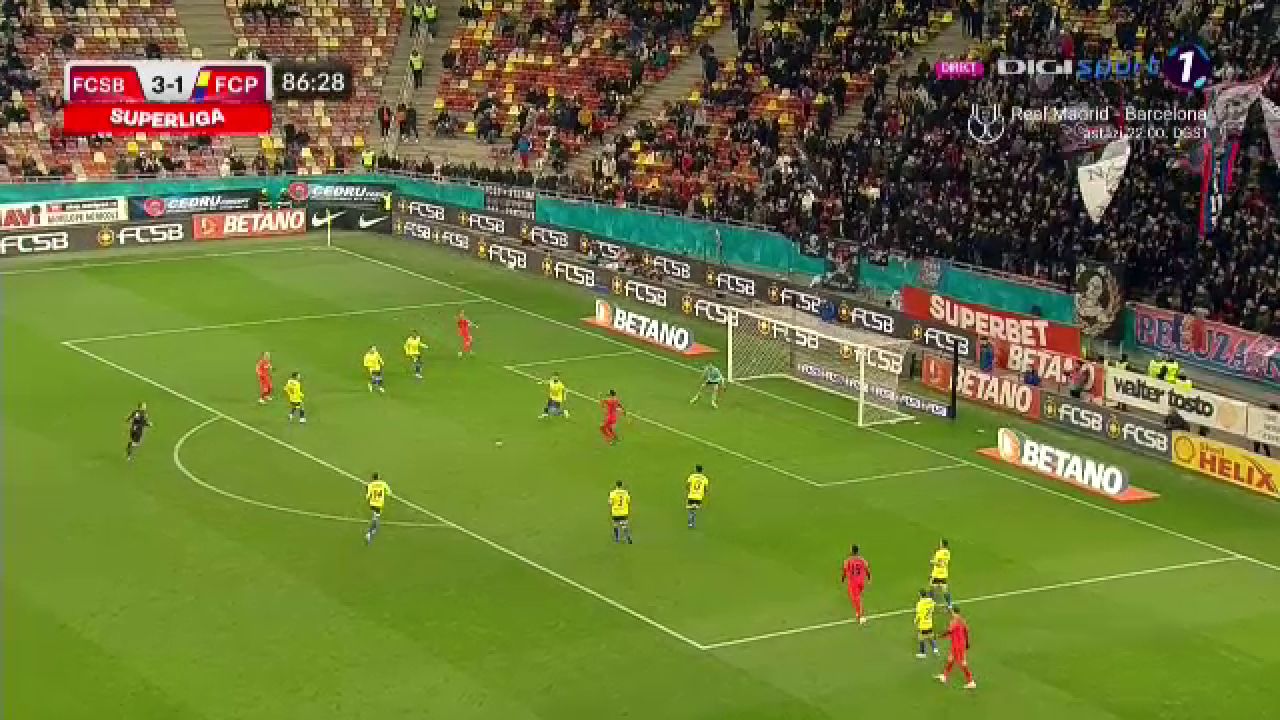 Gol de generic înscris în FCSB - Petrolul! Edjouma a reușit o foarfecă de senzație și a încheiat meciul în mare stil_7
