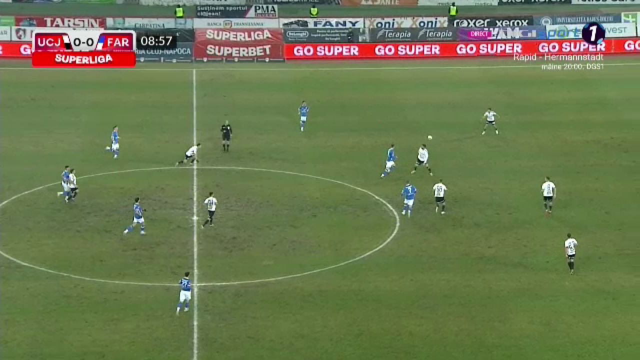 'U' Cluj - Farul Constanța 2-0! Gazdele înving liderul, după o evoluție superbă pe teren propriu_2