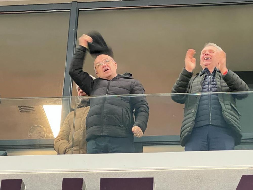 Imaginea serii pe Cluj Arena! Cum a reacționat Emil Boc după golul marcat de Remacle_1