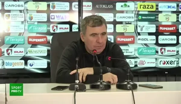 Gică Hagi, după U Cluj - Farul 2-0 (03.03.2023)