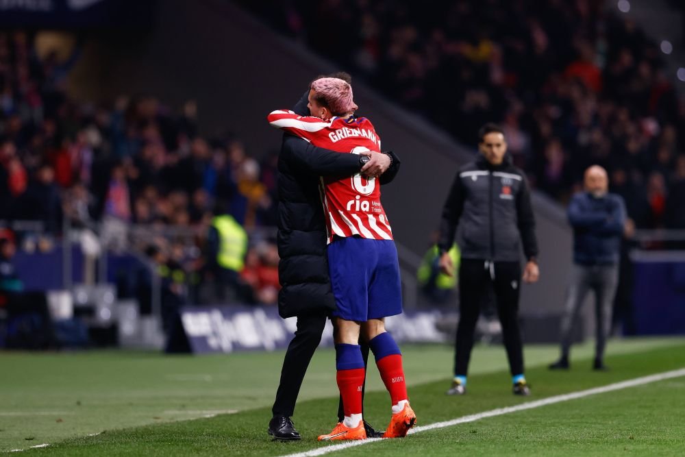 Diego Simeone a explicat motivul pentru care l-a sărutat pe Griezmann după victoria lui Atletico Madrid
